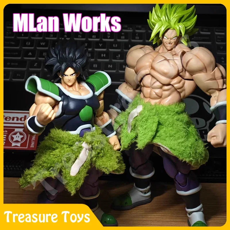 In Stock MLan Works Broly Skirt Hem Dragon Ball Super Saiyan Broly Skirt Hem Clothes Anime Action Figures Gifts Toys