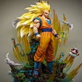 Dragon Ball GK Statue 42cm - Super Saiyan 3 Son Goku Ultra Instinct Form, Anime Collectible Model Figure