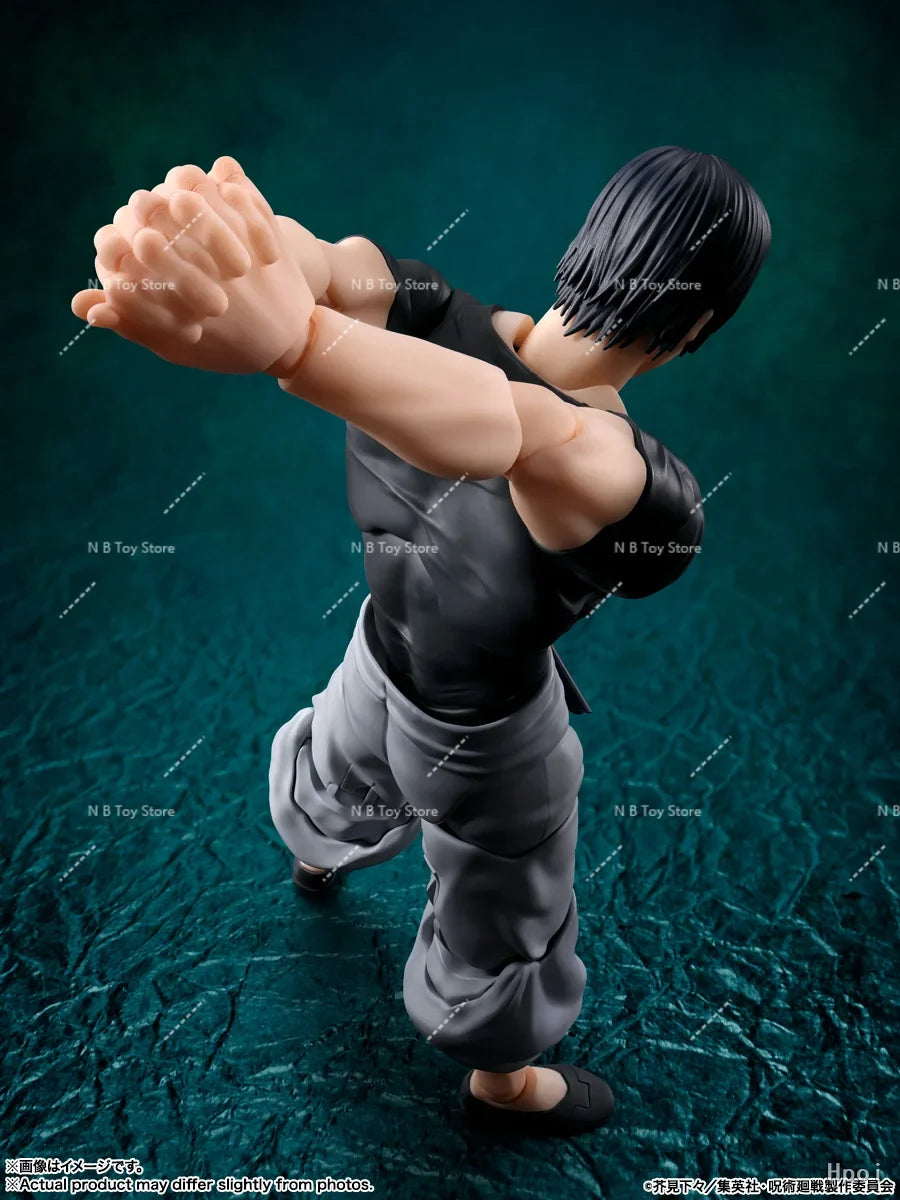 Original BANDAI Jujutsu Kaisen Anime Fushiguro Toji S.H.Figuarts Anime Figure Action Figurine Model Figuarts Collector Toys