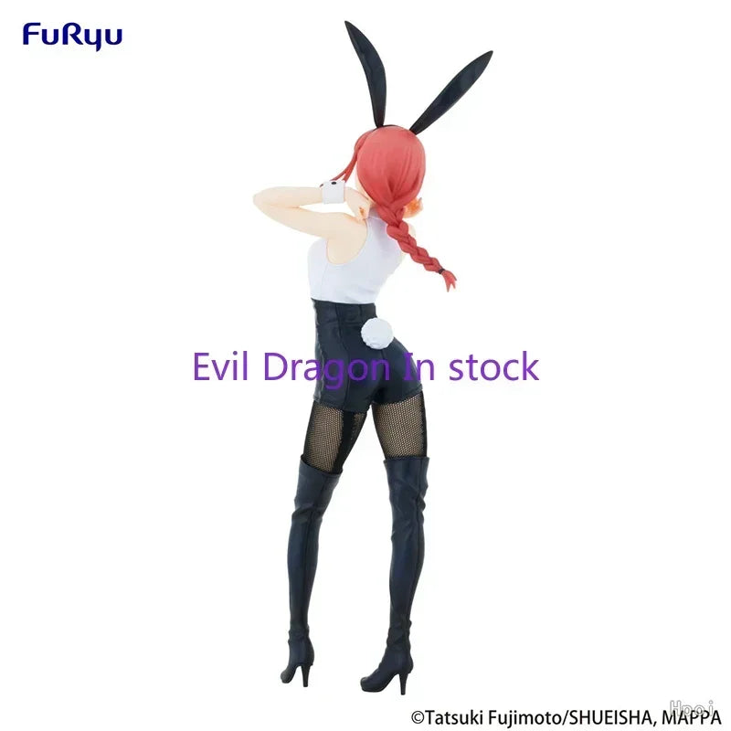 In Stock Original FuRyu BiCute MAKIMA Plush Toy Peripheral and Beauty Figure Toy 30cm Collectible Gift