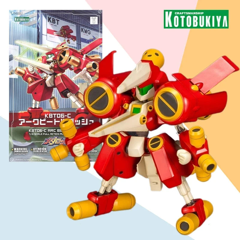 Original Kotobukiya Medabots KBT06-C ARC BEETLE DASH Anime full Figure Model Collection Toy Gift