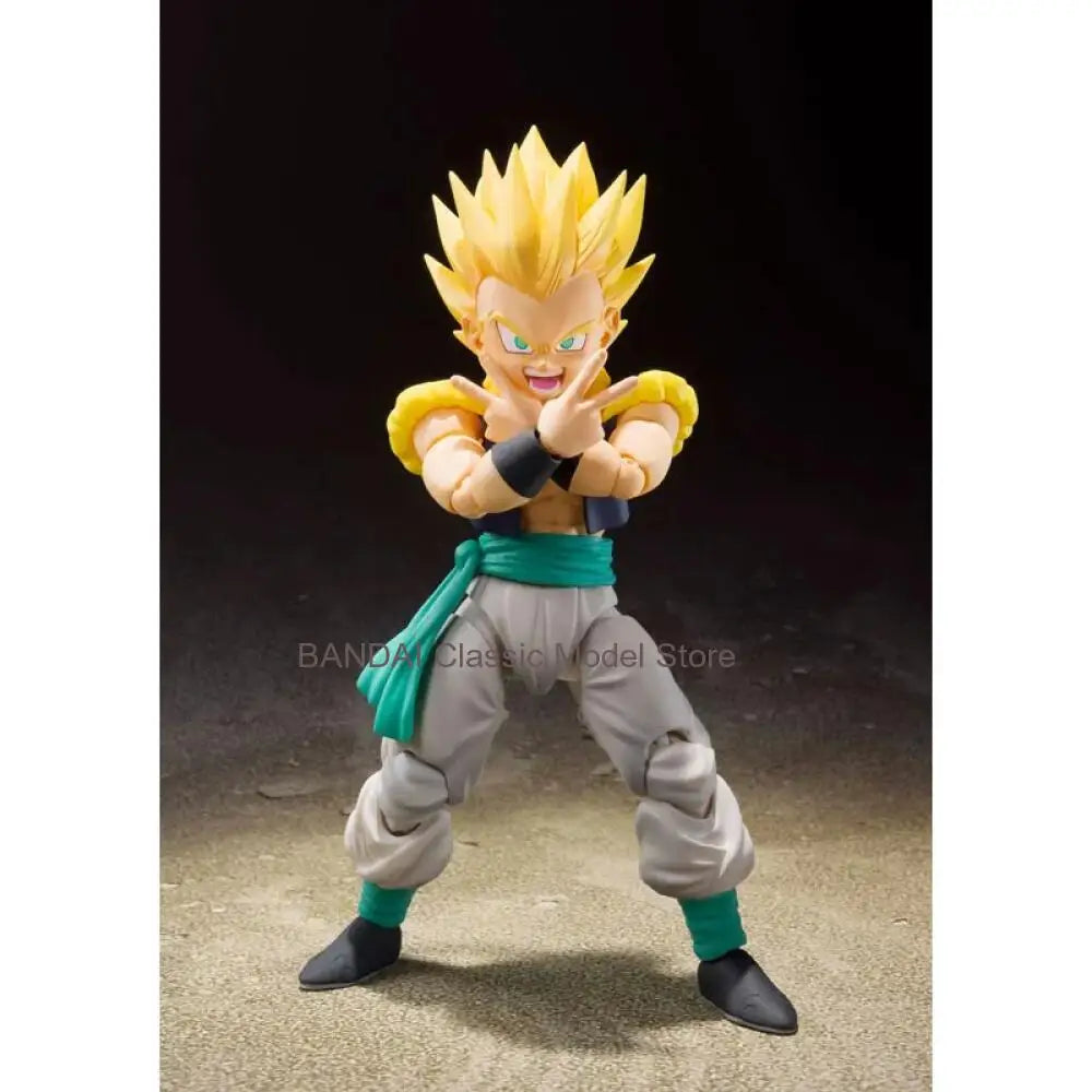 100% Original Bandai S.H. Figuarts SHF Super Saiyan Gotenks Dragon Ball Z In Stock Anime Action Collection Figures Model Toys