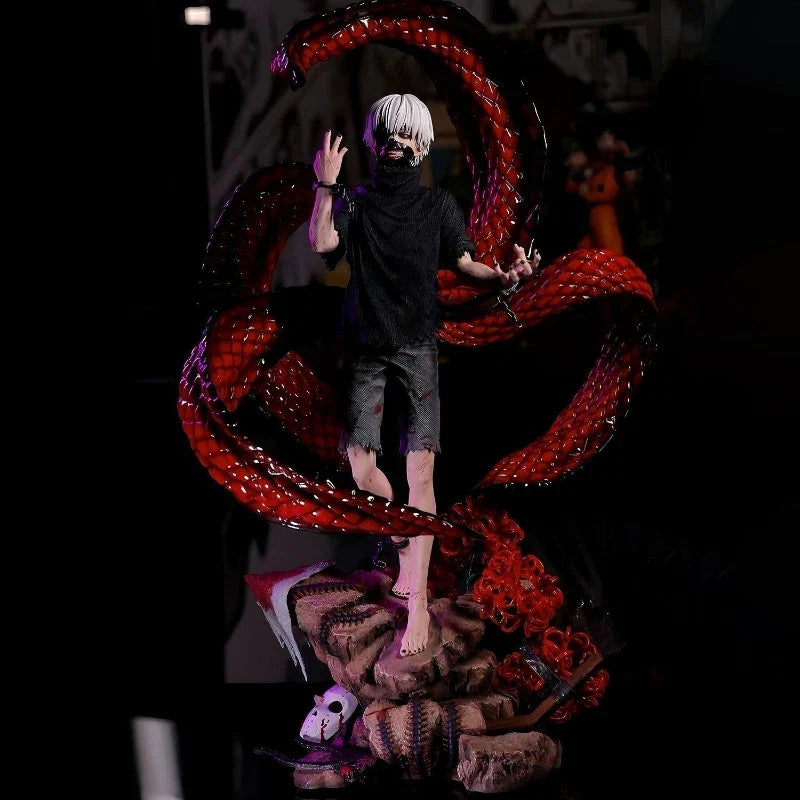 Tokyo Ghoul Anime Figures Kaneki Ken Action Figures PVC Statue Gk Desk Decoration Ornament Collectible Model Toys Gifts