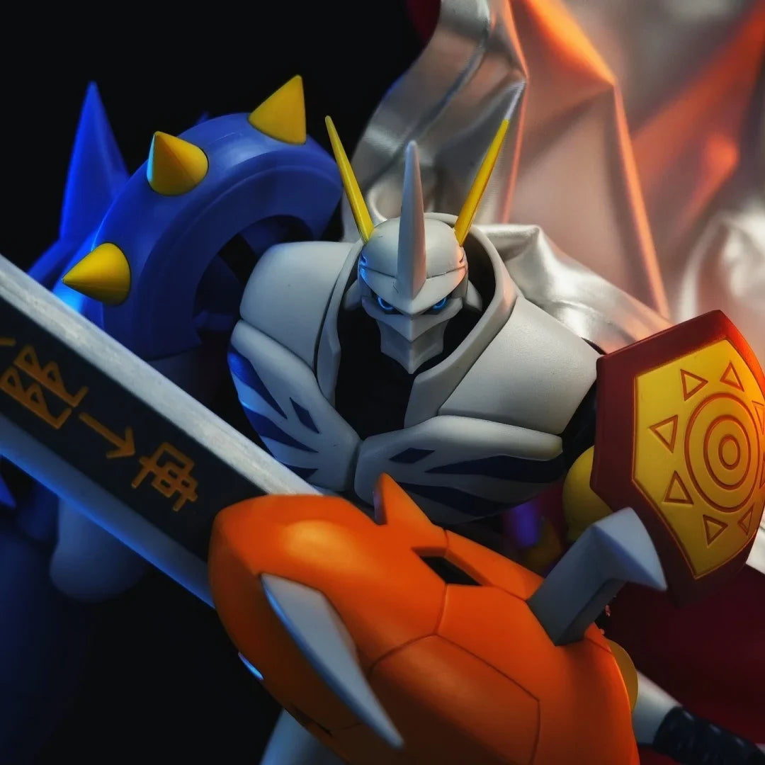 Digital Monster SHF Anime NEW Handmade Omegamon TNT double layer cloak clothes Built In Iron Wire Is Suitable for 1/12 Toys