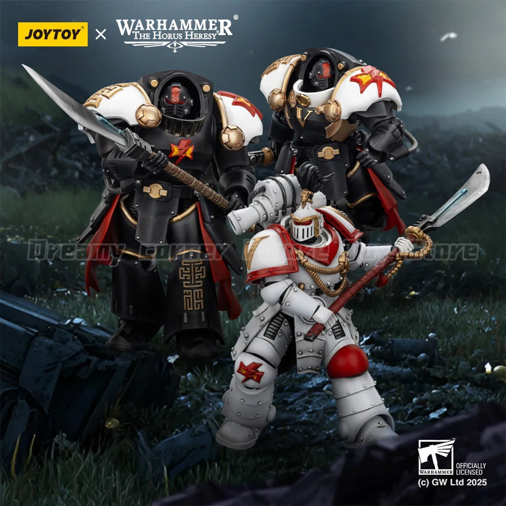 【Pre-sale】JOYTOY Warhammer 40K White Scars Legion Praetor Ebon Keshig Terminator 1 and 2 1/18 Action Figure Toy Model