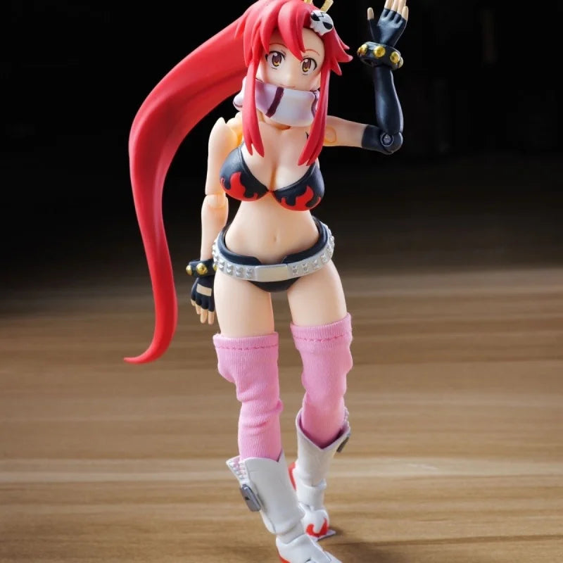 In Stock Aniplex Buzzmod Tengen Breakthrough Gurren Lagann Yuko Action Figure Pvc Model Collectible Toys
