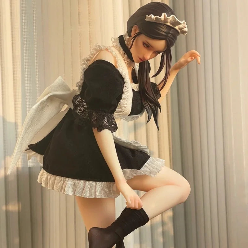 Original In Stock  Bearpanda 1/6 Anime Figure She Is Real Maid Figurine Modle Hyper-Realistic Statue Desk Decor Toys Boys Gifts