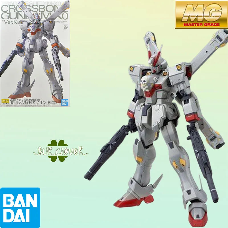 Bandai Original MG Online Exclusive: Crossbone Gundam X-0 XM-X0 1/100 Anime Action Figure Assembly Model Toys Gifts For Children