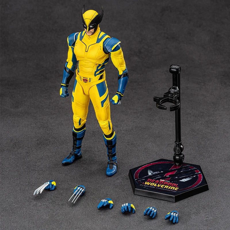 New ZD Toys Deadpool & Wolverine Model 7in 1/10 Action Figures Wolverine Deadpool Model Marvel Superheroes Collection Model Gift