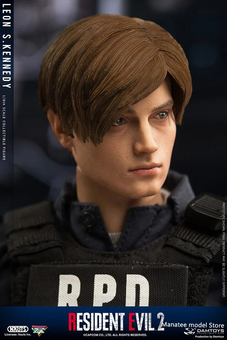 IN STOCK NAUTS DAM DAMTOYS DMS030 1/6 RPD Police Officer Leon Kennedy Movable Action Figure Full Set For Fan Collection