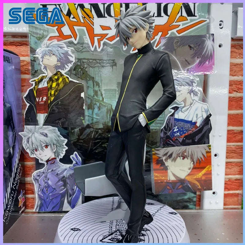 SEGA In Stock Evangelion 3.0+1.0 Thrice Upon A Time Luminasta Kaworu Nagisa Commander Uniform Style 2 in stock Gifts Toys Model