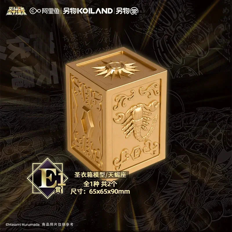 Genuine Saint Seiya Bntsh Ichiban Kuji Anime Figure Virgo Shaka Leo Aiolia Scorpio Milo Action Figure Desktop Decoration Gifts