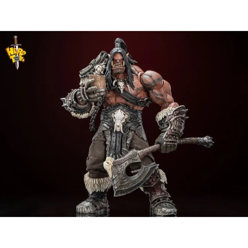 【 in Stock 】 METYTOYZ Original Horde Battle Song, Chief, Orc Warrior, Old Roar Dad 1/10 Mobile Doll Model, Handmade Toy Gift