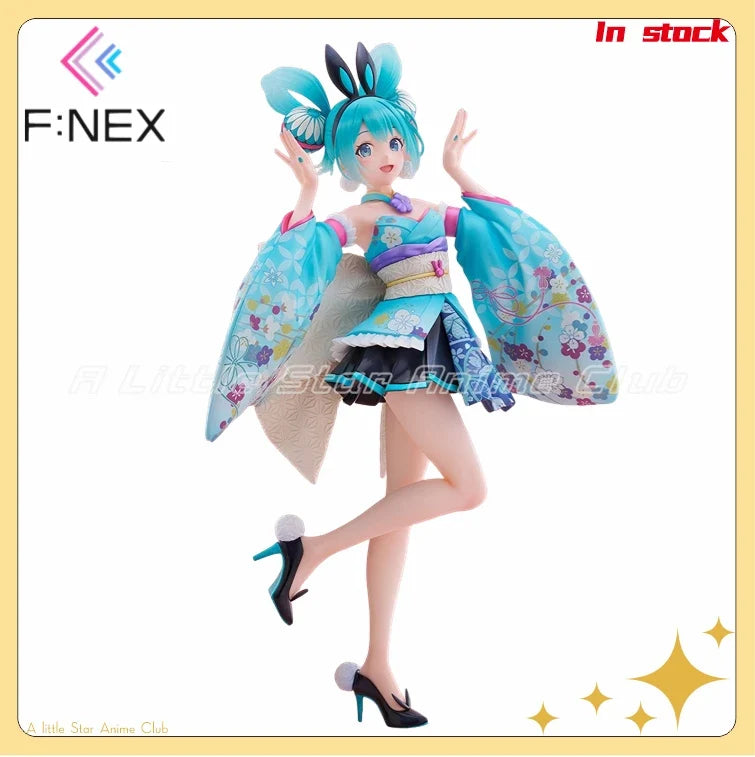 In Stock Original F:NEX Piapro Hatsune Miku Japanese Bunny Girl 1/7 Anime Figure Collection Ornament