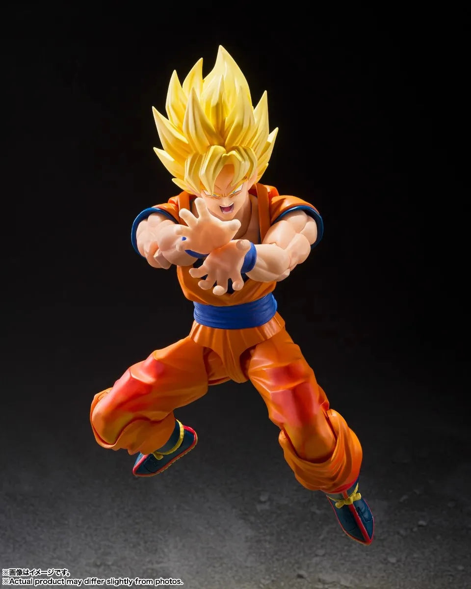 Original Dragon Ball Z Super Saiyan Son Goku S.H.Figuarts  Action Figure SHF Goku The Games Begin Model Collection Dbz Toys Gift