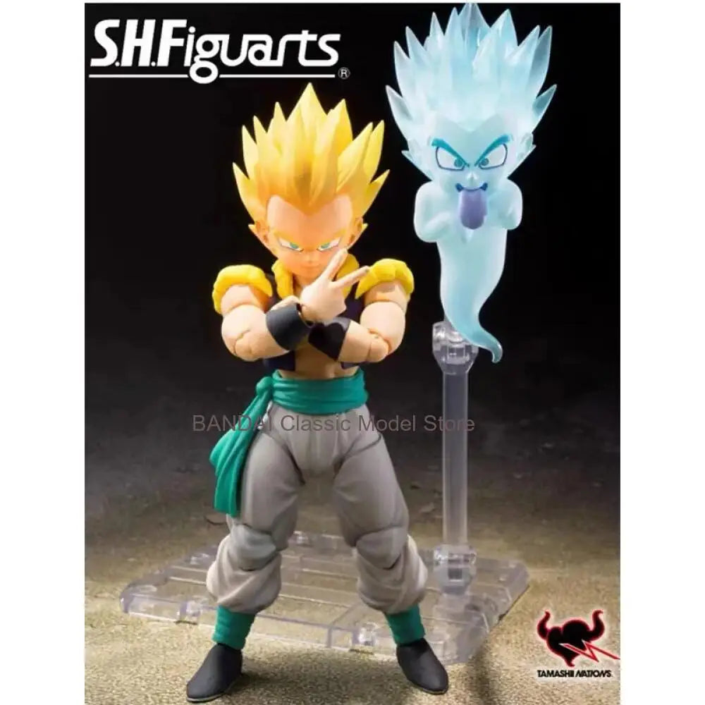 100% Original Bandai S.H. Figuarts SHF Super Saiyan Gotenks Dragon Ball Z In Stock Anime Action Collection Figures Model Toys