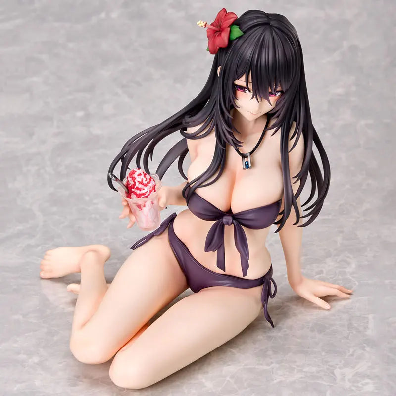 Shy Girls in Love Kasane Minazumi Swimsuit Sexy Anime Girl Figure Hanikami Kanojo wa Koi wo Suru Action Figure Model Doll Toys