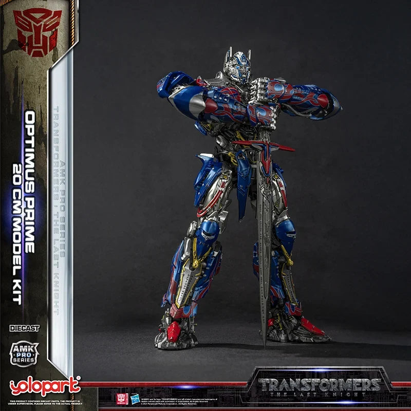 In Stock 2025 Yolopark Amk Pro Series Transformers The Last Knight Optimus Prime Alloy Collect Model Action Figure Toys Gifts