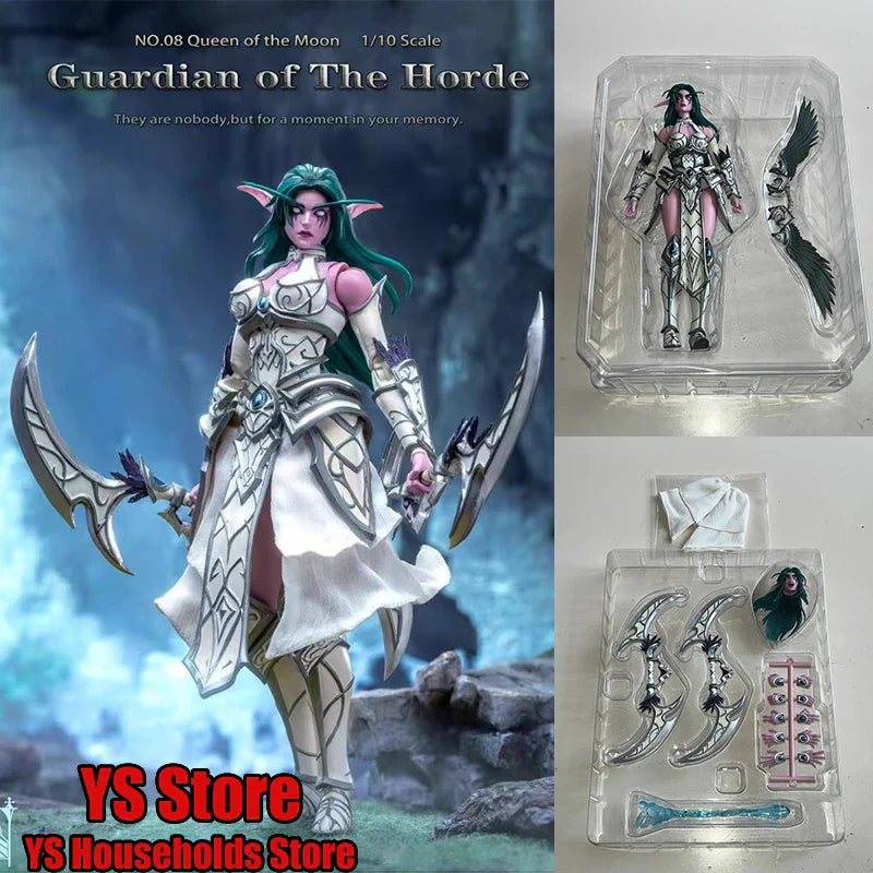 Mithril Studio NO.08 Queen of the Moon 1/10 Scale Guardian of the Horde Fairy Armored Combat 7inch weibliche Actionfigur Puppe