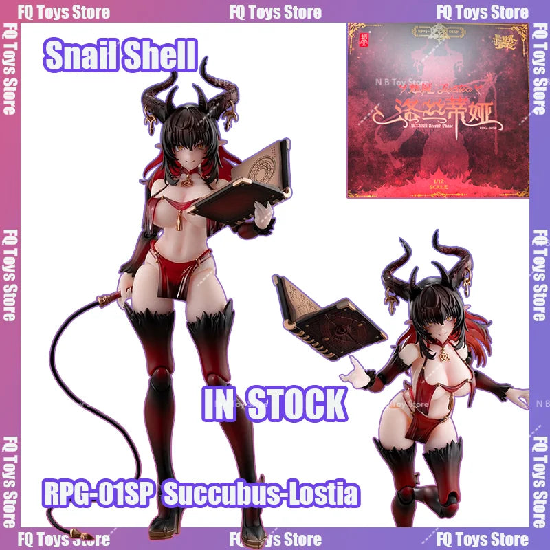 In Stock 100% Original Snail Shell 1/12 RPG-01SP Succubus Lustia Second Phase Sexy Girls Anime Action Figures Toys Model PVC