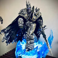World Of Warcraft Figure Lich King Figures Arthas Menethil Figurine Pvc Gk Statue Model Doll Collection Room Decoration Toy Gift