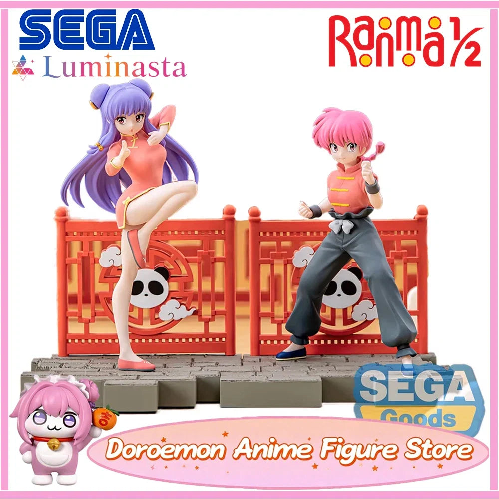 In Stock Original Sega Luminasta Ranma 1/2 2024 Shampoo Megurine Luka Collectible Table Decoration Animation Figures Model Toys