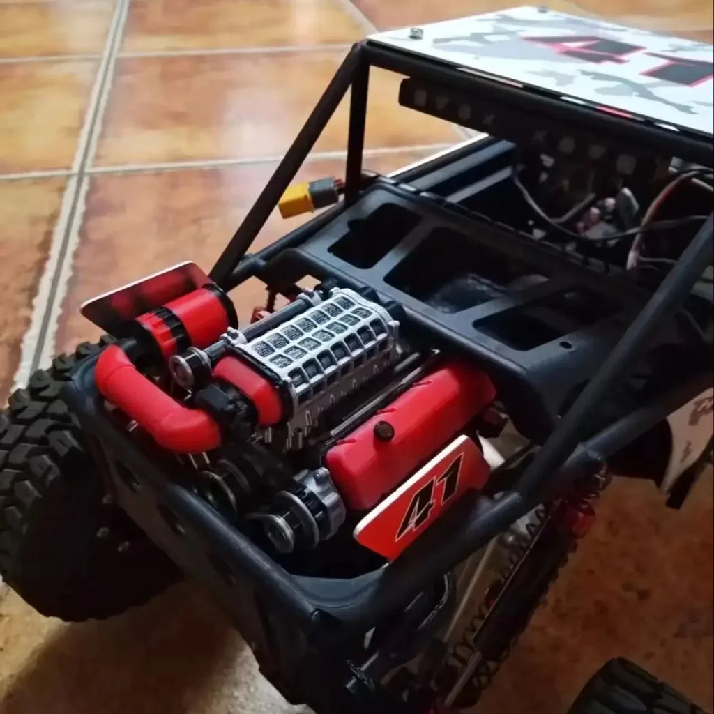 RC Car  Engine Model Decoration for 1/10 VP OPTIC H10 KIT TRX4 Defender AXIAL SCX10 RC4WD Sport Jeep K10 TF2 TRX6 G63