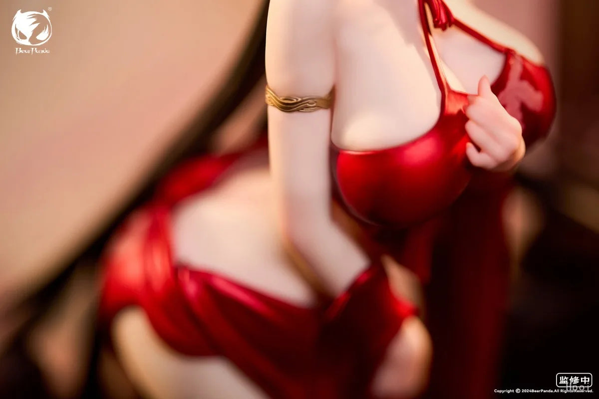 '-In Stock Original BearPanda Chinese Style Series 1/6 Anniversary Model: Luohong  Anime Model Figure Collection Gift