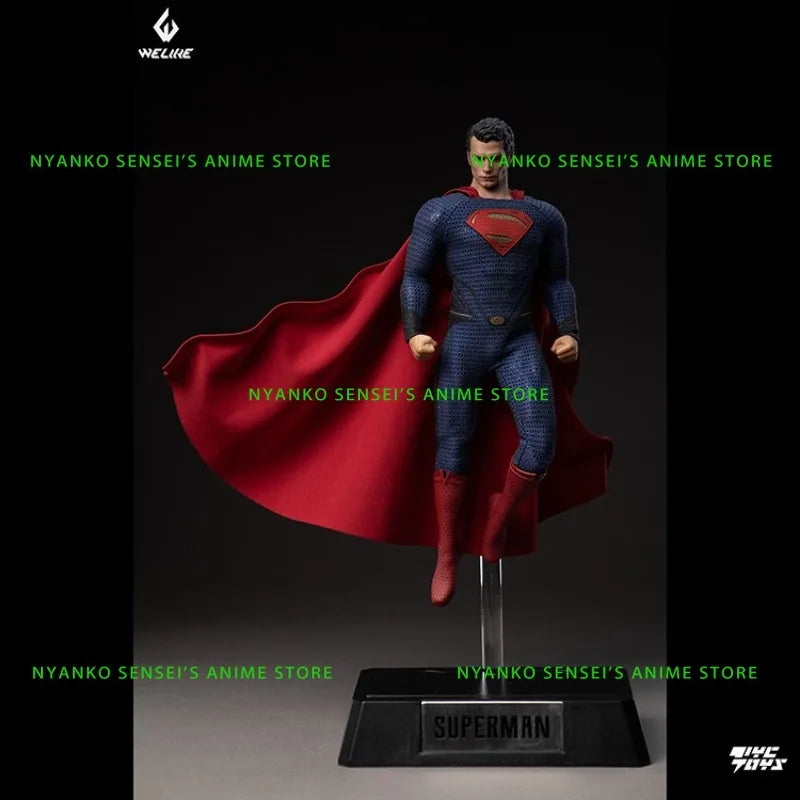 In Stock WELIKE TOYS Son of Krypton Superman 1/12 Scale Fabric Suit Action Figure WLT03 Anime Models Toy Doll Gift Collectible