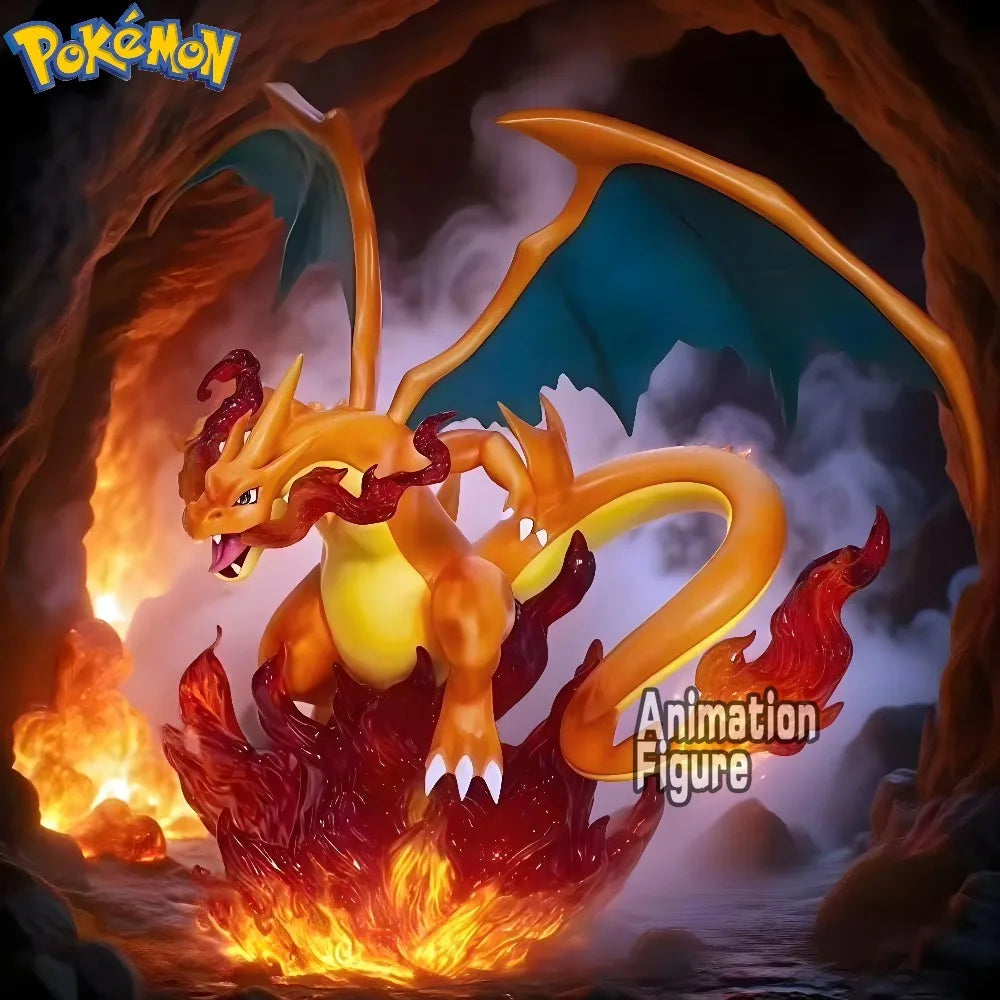 18cm/7.08in Anime Pokemen Figure Charizard Action Figures Pvc Collection Model Toys for Children Gifts