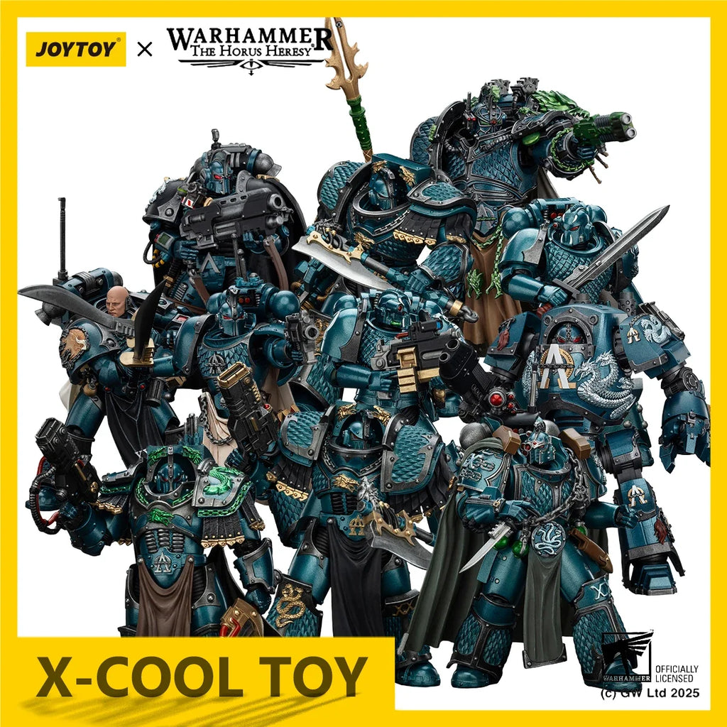 JOYTOY Warhammer 30K Alpha Legion Action Figure 1/18 Alpha Legion Alpharius Anime Figure Articulated Joints Collection Model Toy