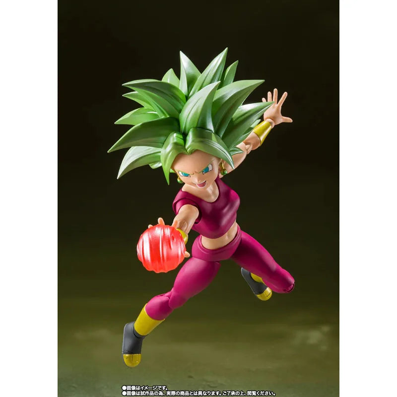 Bandai Original Genuine S.H.Figuarts SHF Dragon Ball Super Saiyan Kefla Anime Model Kit Toys Action Figure Gifts Collectible