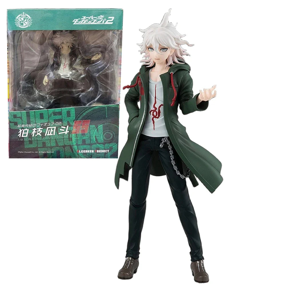 20.5CM Figure Komaeda Nagito Standing Posture Game Character Anime Danganronpa Model Toy Gift Collection Ornaments Crafts PVC