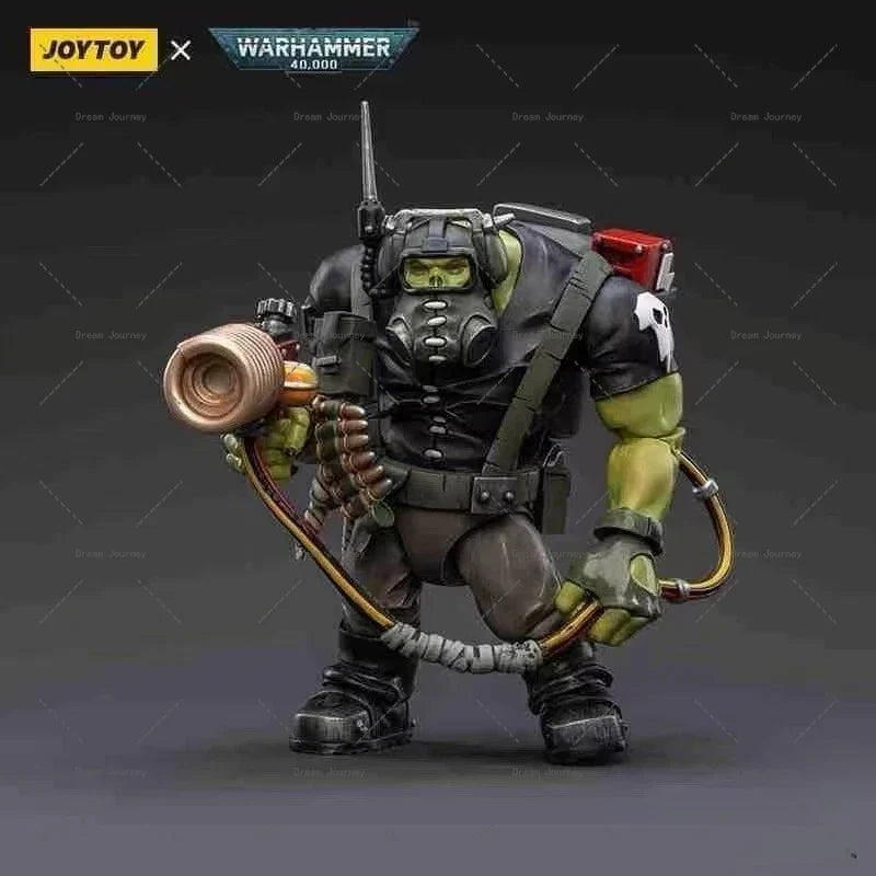 In stock  JOYTOY Warhammer 40k 1/18  Ork Kommandos Comms Boy Wagzuk  Action Doll Toy Collection