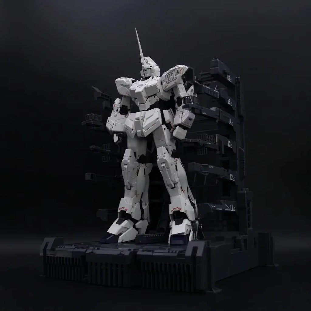 SS Model 2201 KO MGEX Unicorn Fighter Revised Version Action Figure 1/100 Assembly Model Kit Room Decor Birthday Gift
