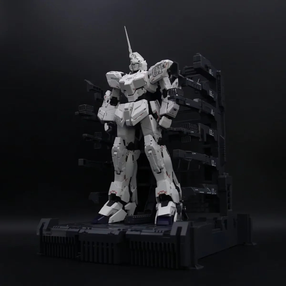 SS Model 2201 KO MGEX Unicorn Fighter Revised Version Action Figure 1/100 Assembly Model Kit Room Decor Birthday Gift