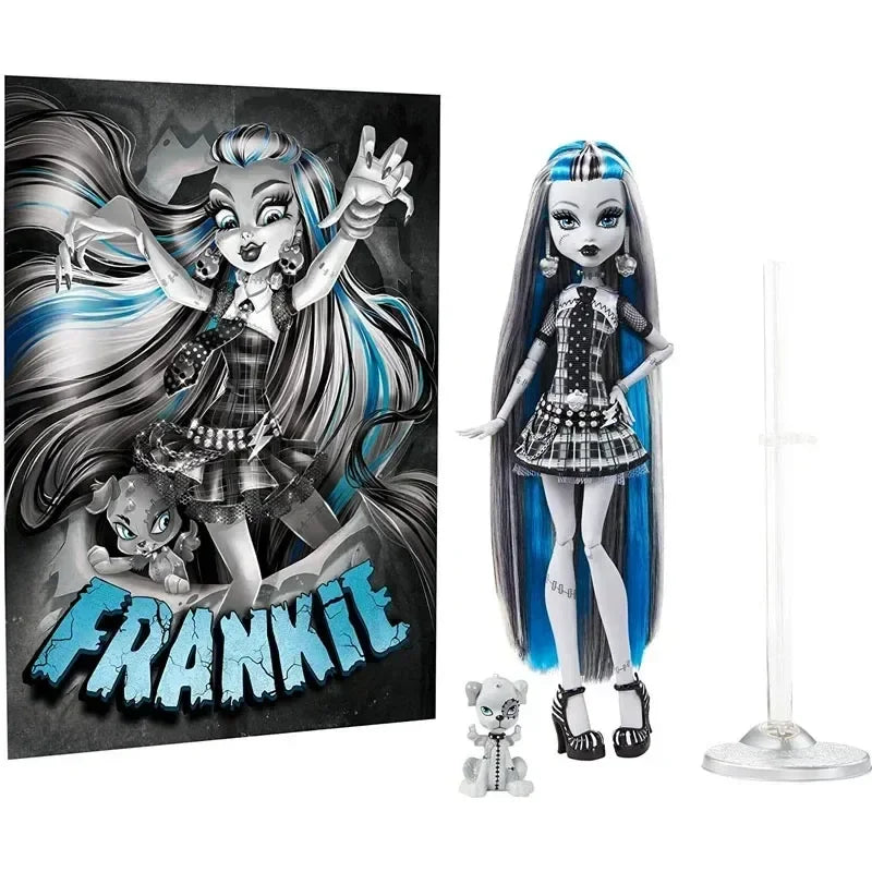 Monster High Black White Series Limited Edition Reel Drama Personalized Action Figure Doll Trendy Toy High Cost Effective Gifts