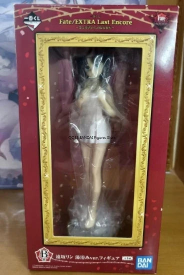 Bandai Ichiban Kuji Fate/EXTRA Last Encore Tohsaka Rin Nero Bath Towel Ver. Anime Action Figure Desktop Ornaments Model Gift