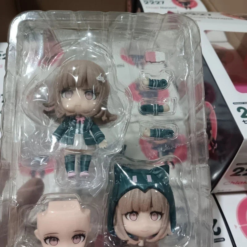 Anime Danganronpa Action Figures Dangan Ronpa Nanami ChiaKi 2227# Q version PVC Model Doll Cartoon Movable Figure Christmas Gift
