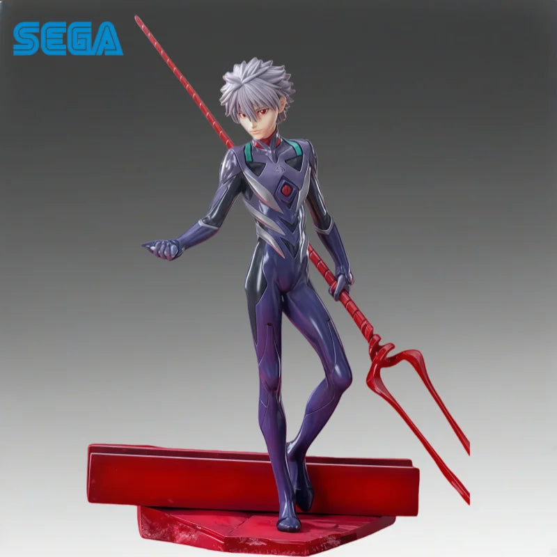 In Stock Sega Original New Century Evangelion Nagisa Kaworu Action Figure Model Doll Brand New Boxed Model Garage Collectible