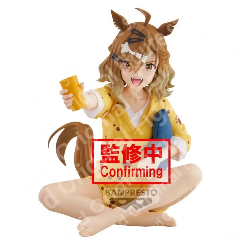 In Stock 100% Original BANPRESTO Umamusume: Pretty Derby Relax Time Anime Character Cheval Grand Vivlos Toy Decoration