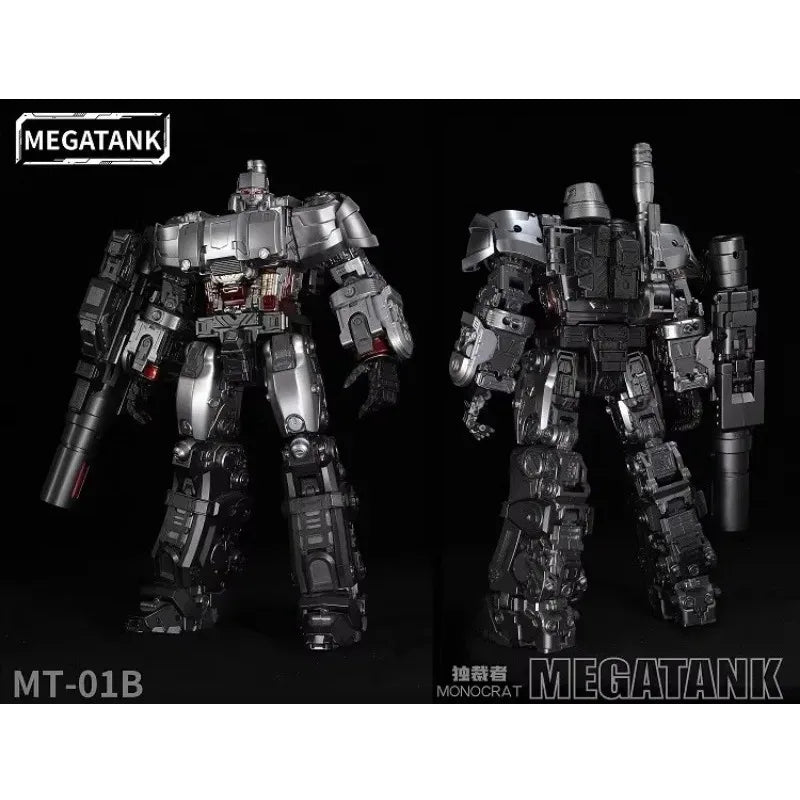 In StockTransformation MEGATANK MT-01B MT01B Tank Might Dictator  Robot Alloy Edition Action Figure