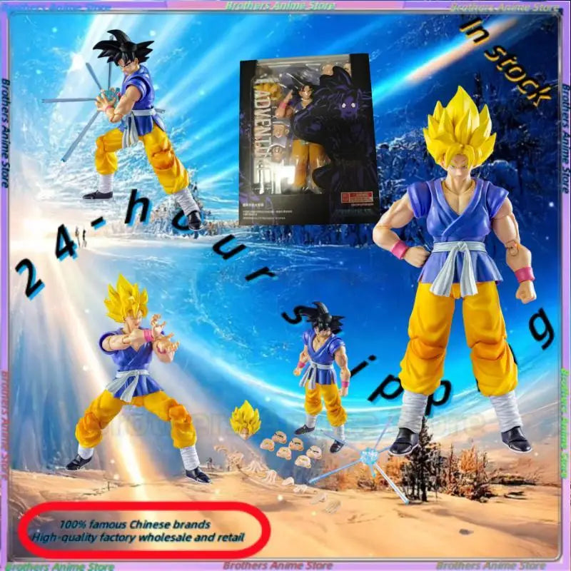 Auf Lager  Demoniacal Fit Dragon Ball, SHF, Goku Adventure, , Super Saiyan, Actionfiguren, Geschenksammlung