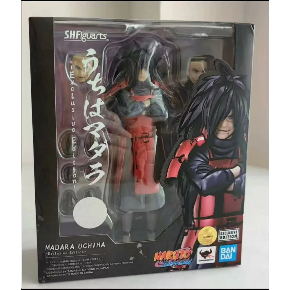 Bandai S.H.Figuarts (Shf) Naruto Shippuden Uchiha Madara - Exhibition Limited Edition - Anime Action Figure Collection Model Toy