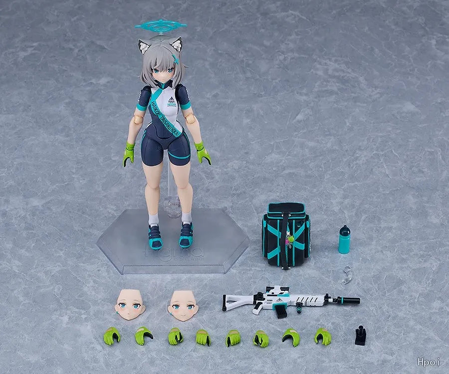 【In Stock】Original Max Factory Figma#644/644-DX -Blue Archive- Sunaōkami Shiroko Cycling Anime Action Figure Model Toy Ornaments