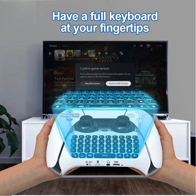 Wireless Bluetooth Keyboard For PS5 Playstation PS 5 Gamepad Gaming Control Game Pad Controller Accessories Command Kit Gamer