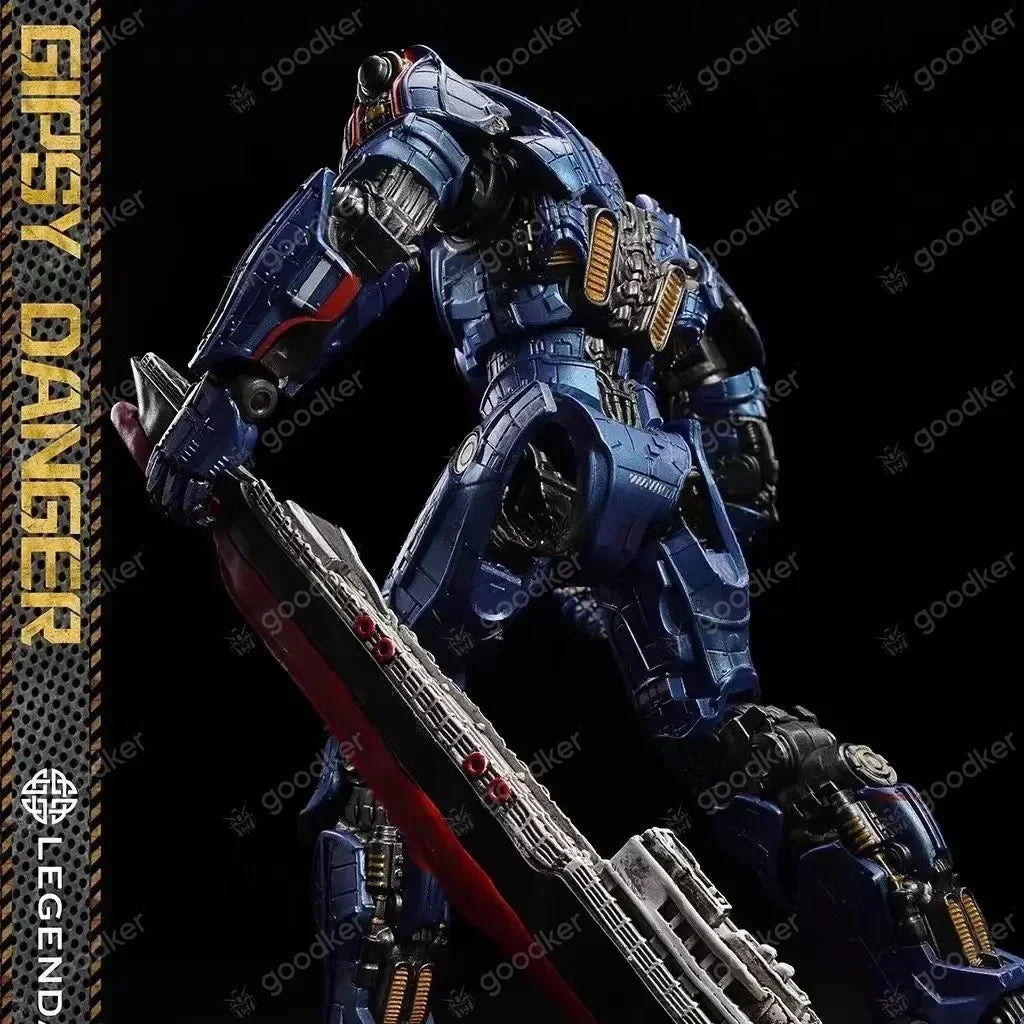 LING JIHUN Original Pacific Rim Crimson Typhoon Finished Mecha LED Light Emitting Character Model Toy Gift Collection