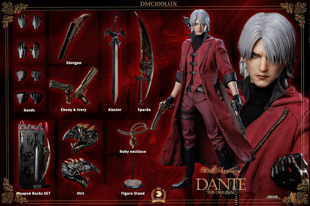 In Stock Asmus Toys DMC100 Devil May Cry 1 Dante 1/6 Articulated Action Figure