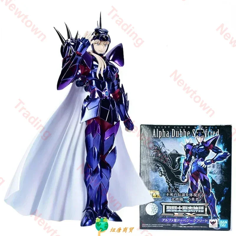 Bandai in stock Saint Seiya Anime Character Saint Cloth Myth EX Krishna Dante Siegfried Action Figure Toy Children's Gift