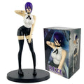 Anime Chainsaw Man 19cm Reze Bomber Demon Figure Bomu PVC Anime Action Model Set Toy Room Decoration Collect Festvial Gift